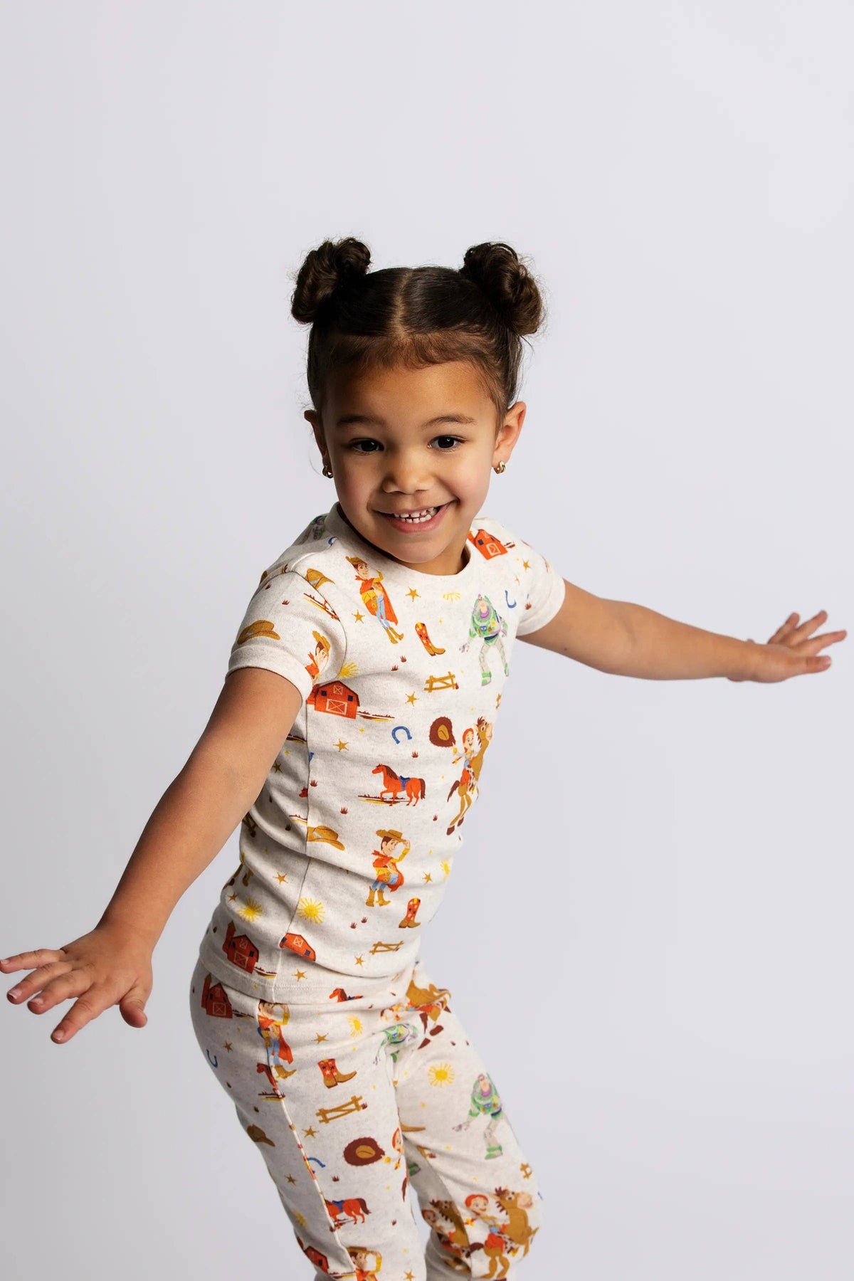Pyjama deux pièces à manches courtes Toy Story Western Friends