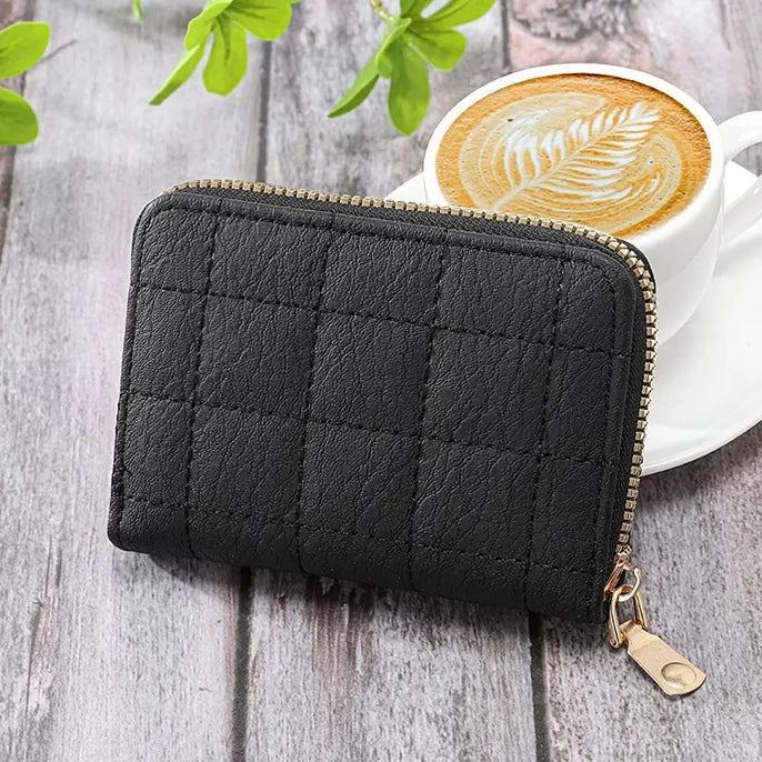 Coin Purse / Zip Wallet - black