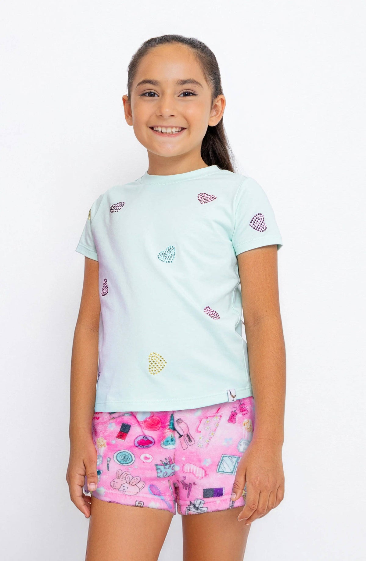 Shorts de salon en peluche pour pyjama