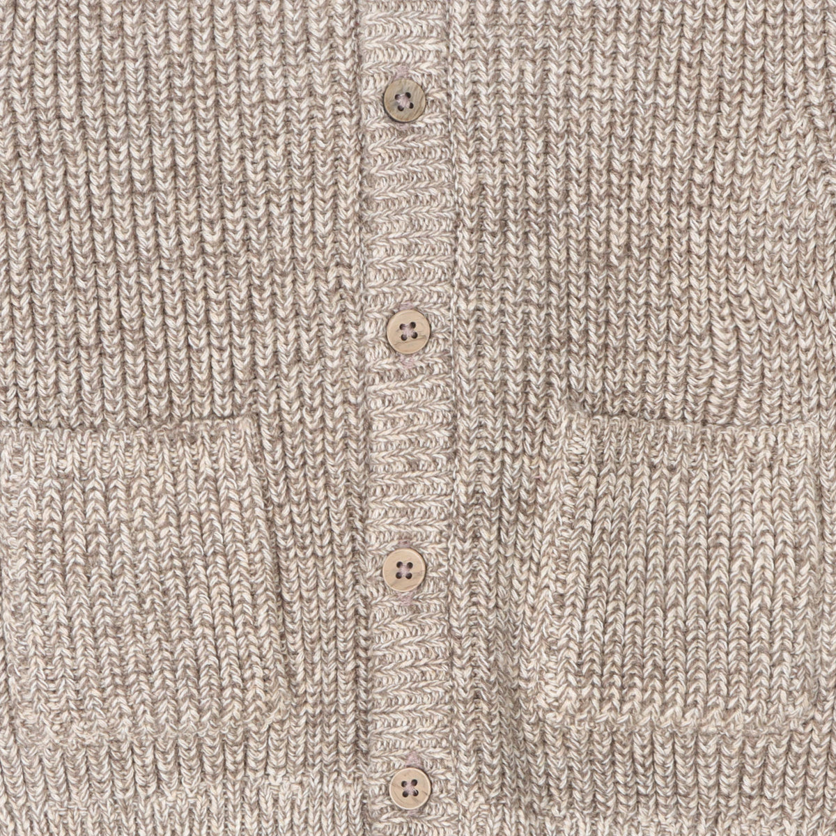 Classic Chunky Knit Baby Hooded Jacket (Organic Cotton)