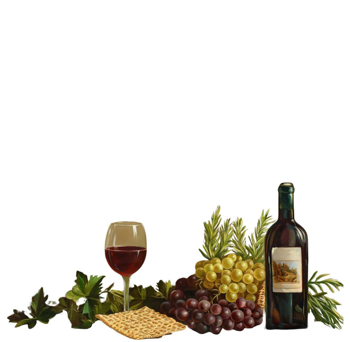 Serviette de cocktail pour la nuit de Seder
