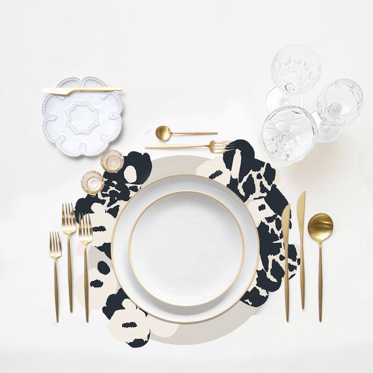 Floral Spill-Proof Placemats (set of 6)