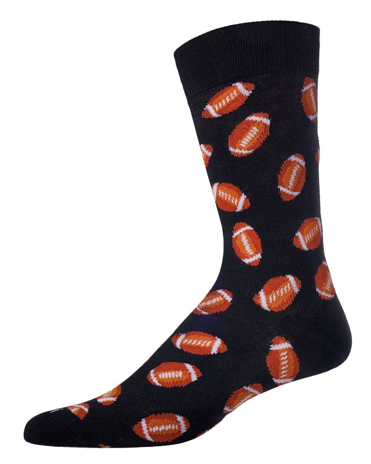 Football Men's crew Socks - Black