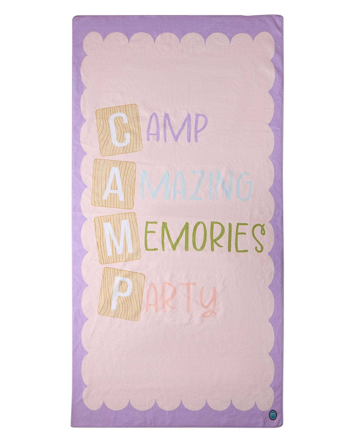 Serviette de plage « Fête de camp »