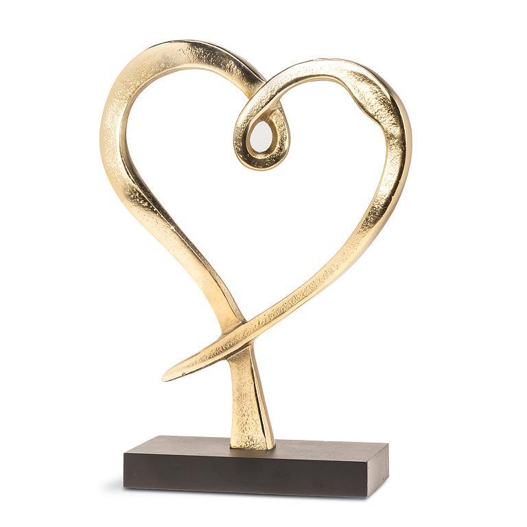 Coeur de forme libre sur socle