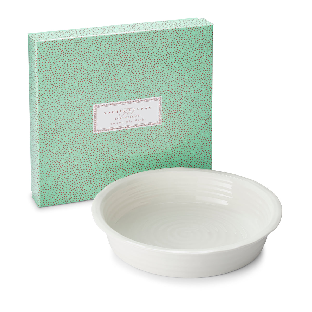 Plat à Tarte Rond Blanc Sophie Conran