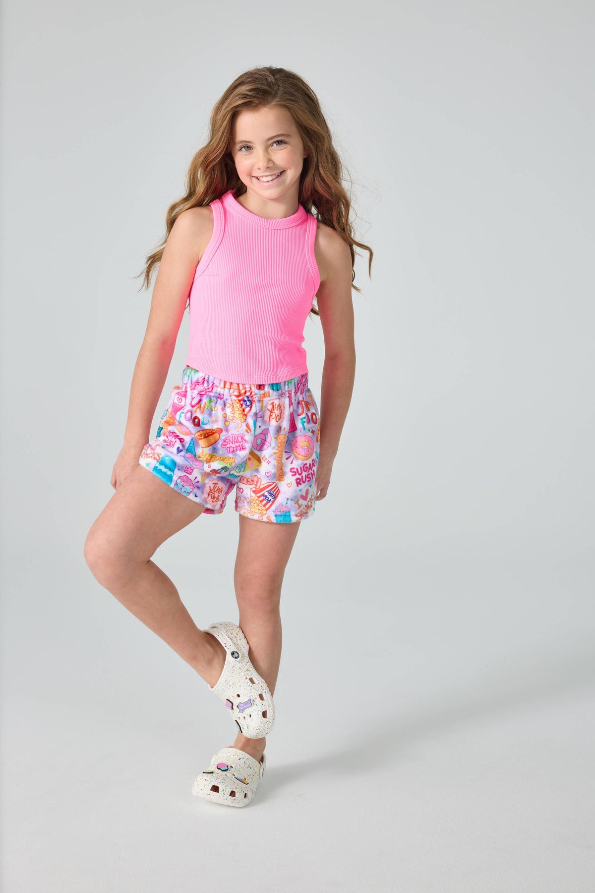 Short en peluche Junk Food Corey Paige