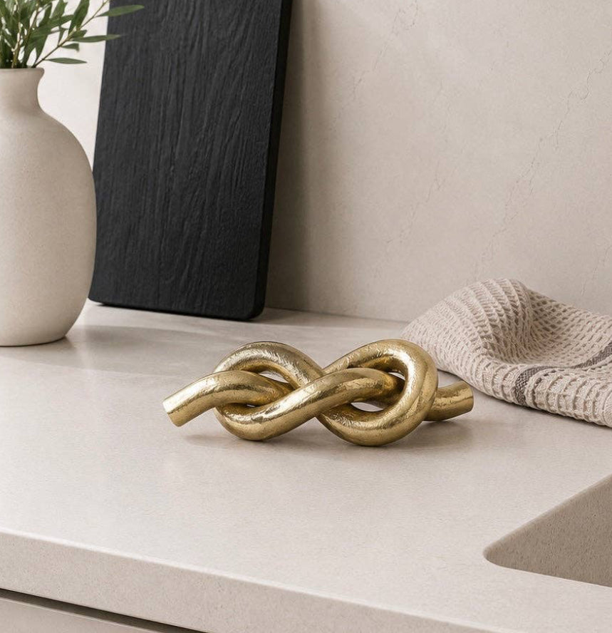 Decorative Gold Metal Knot