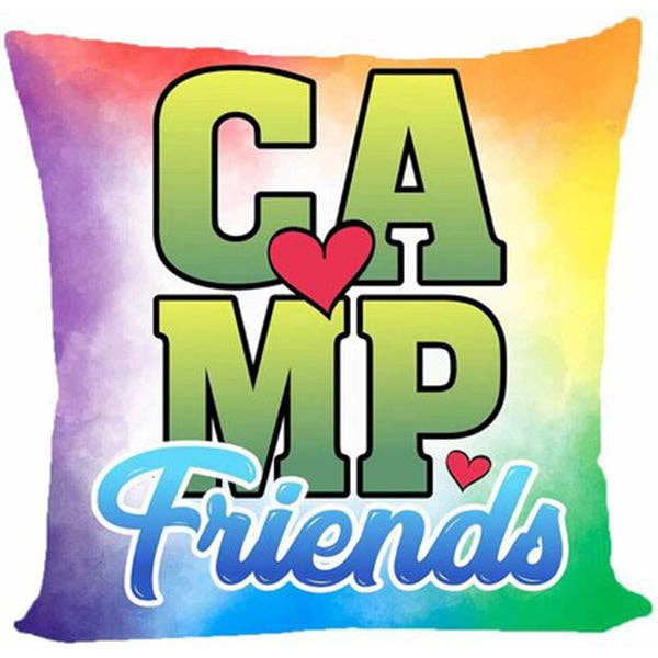 Coussin autographe - Camp Friends Design