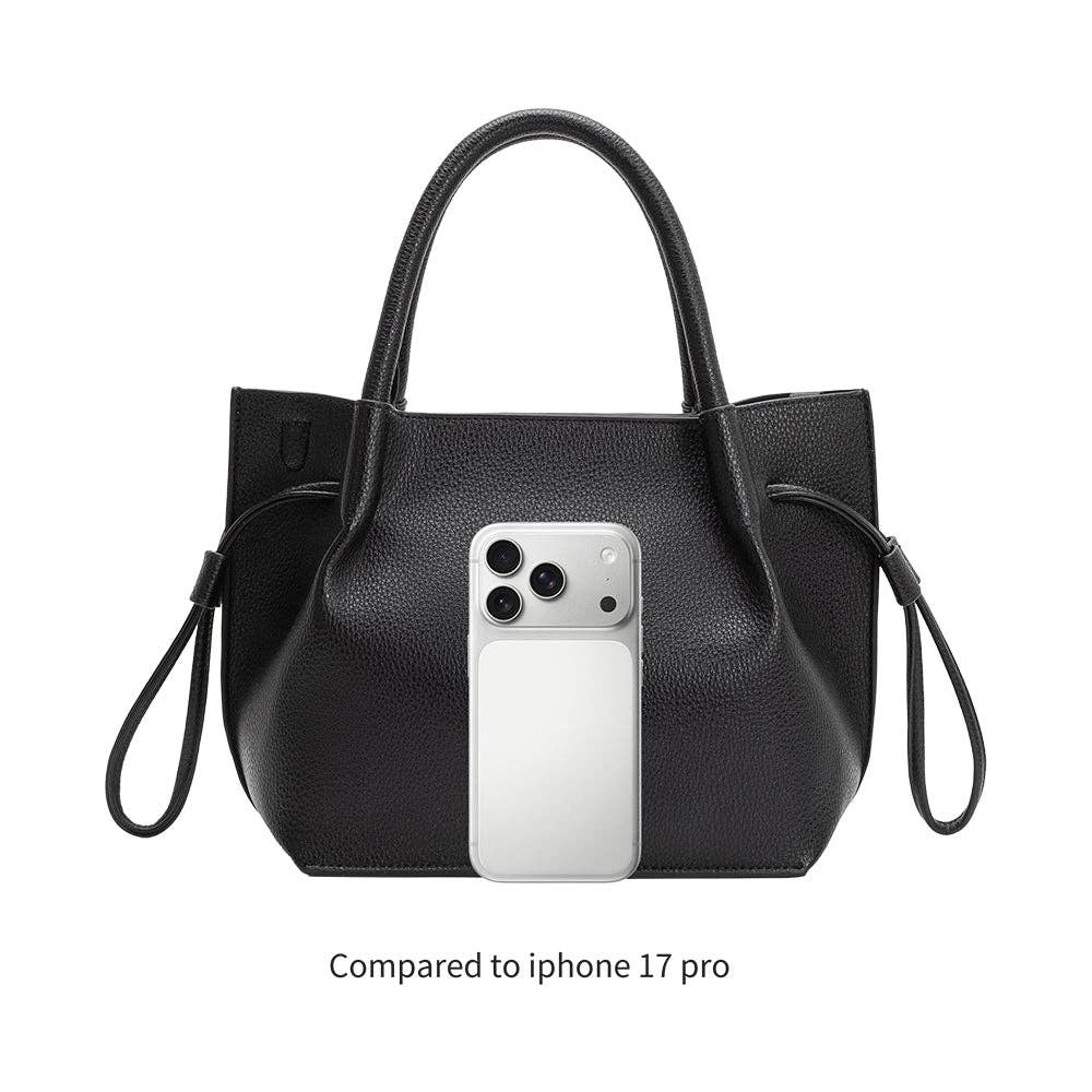 Recycled Vegan Leather Crossbody Bag