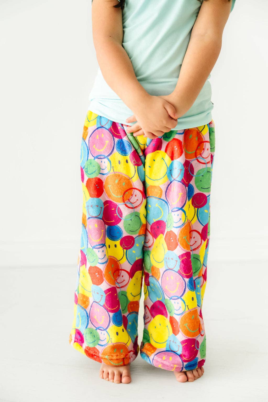 Pantalon en peluche - Sourires néon