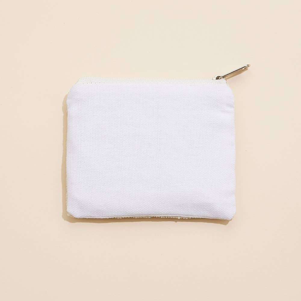 SORRY CANT MAHJONG Beaded Mini Pouch