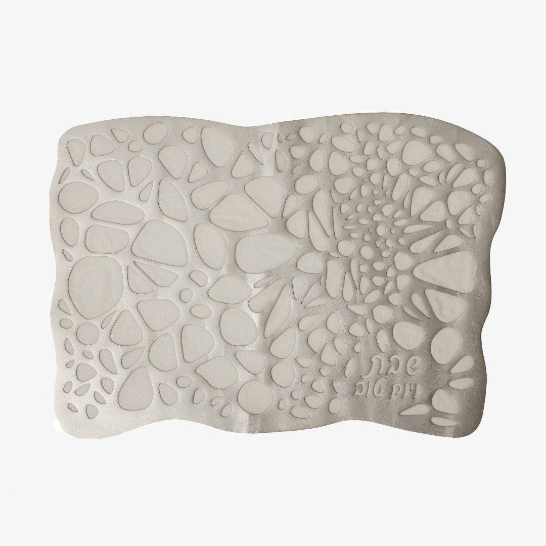 Challah Cover Pebbles Champagne