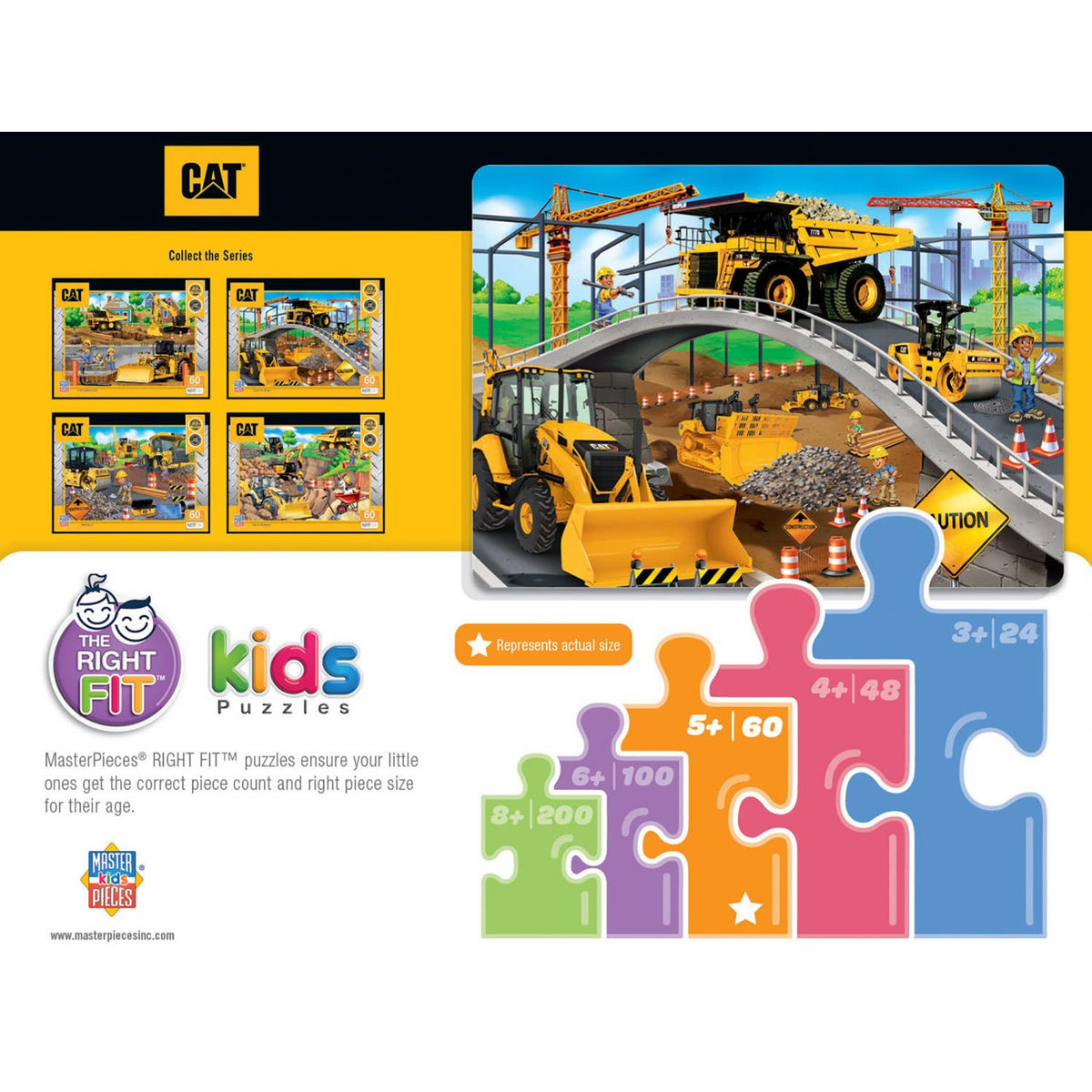 CAT - Under the Bridge 60 Piece Kids Puzzle