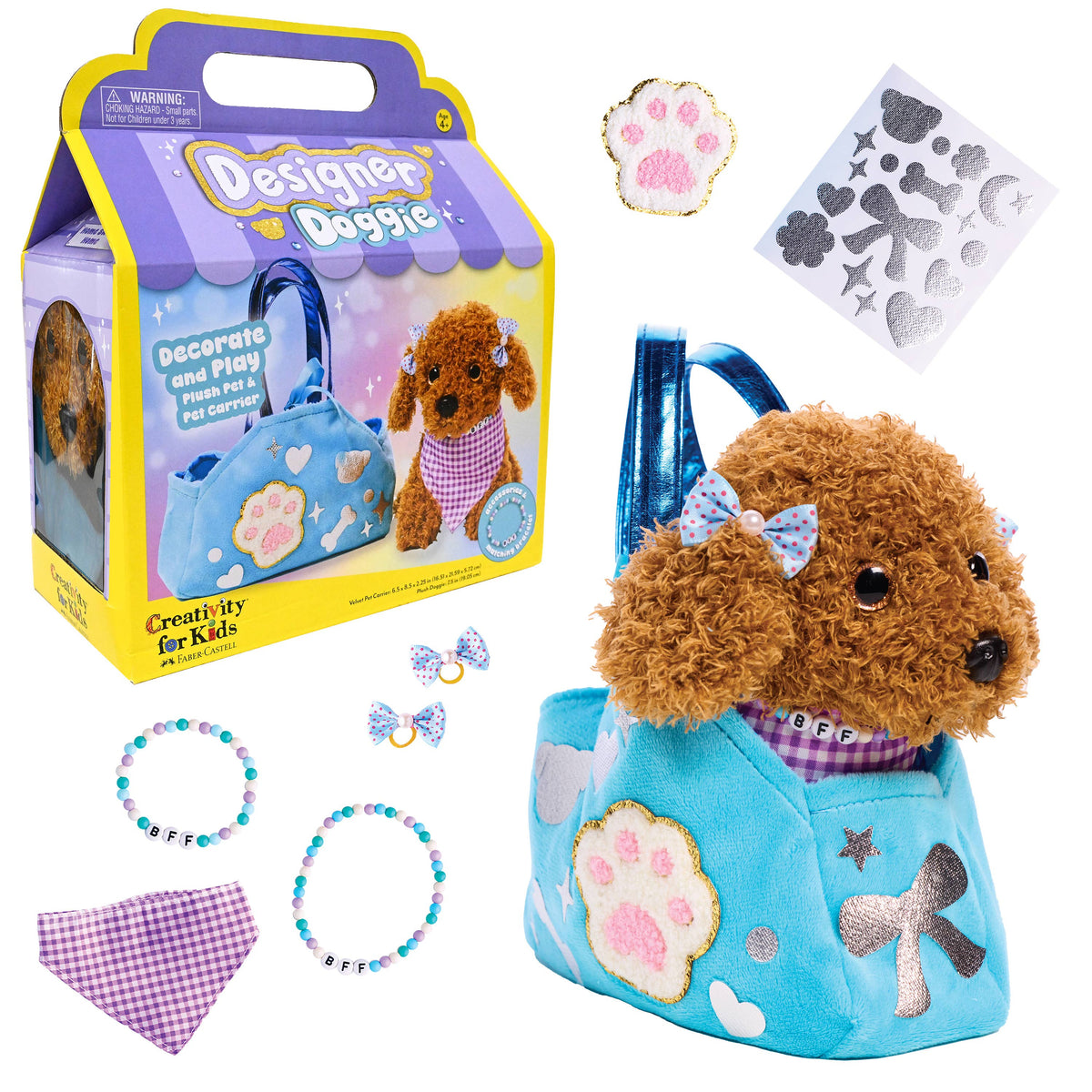 Decorate Your Own Designer Doggie Craft Kit for Kids