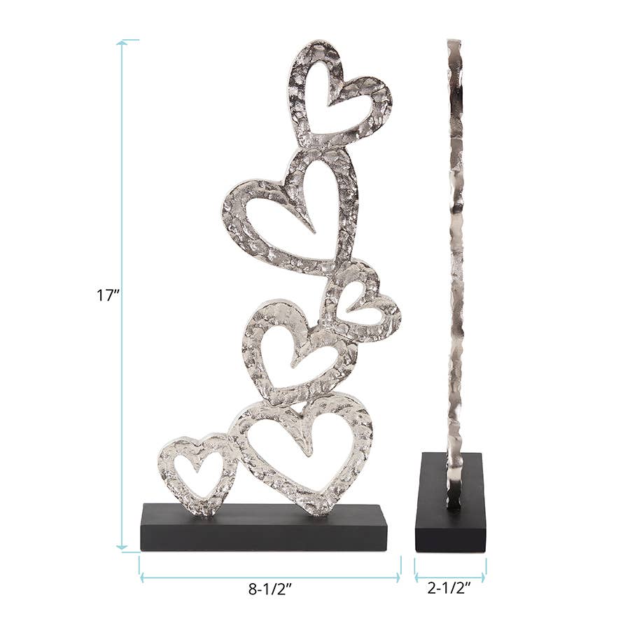 The Tower Of Hearts Sculpture