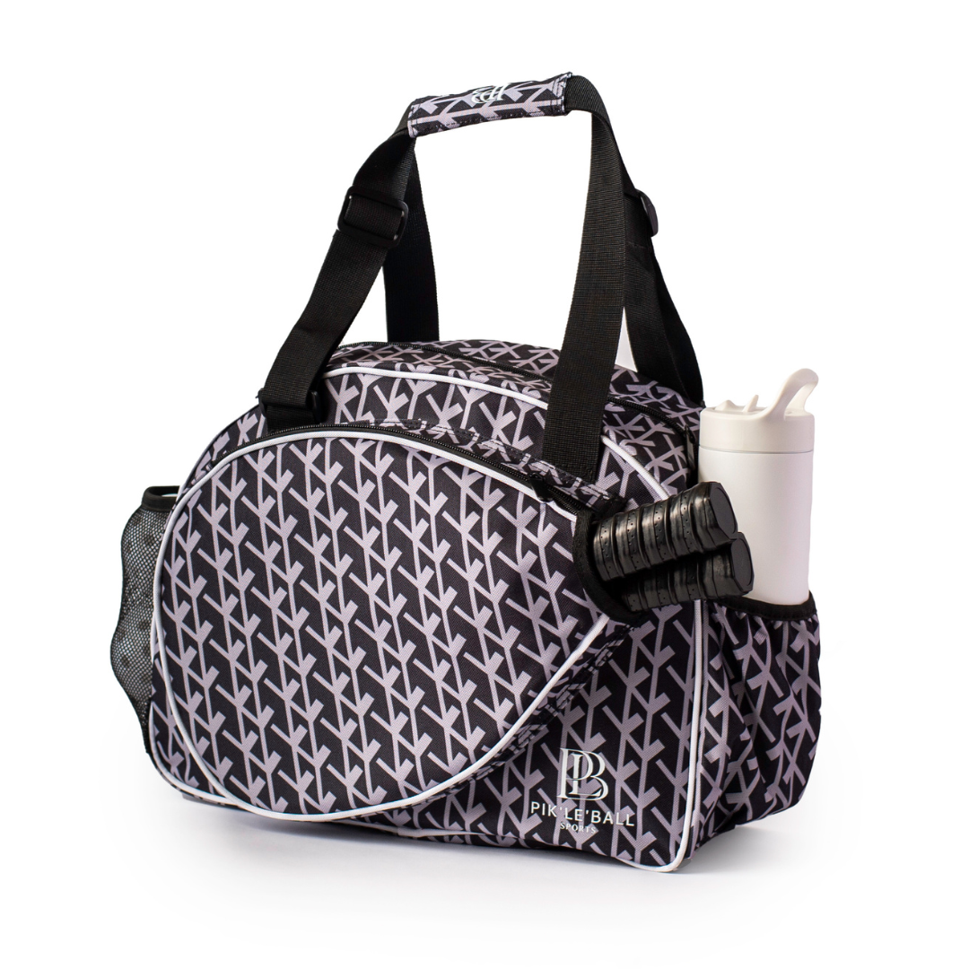 Sac fourre-tout de pickleball pour femmes : Court Couture noir