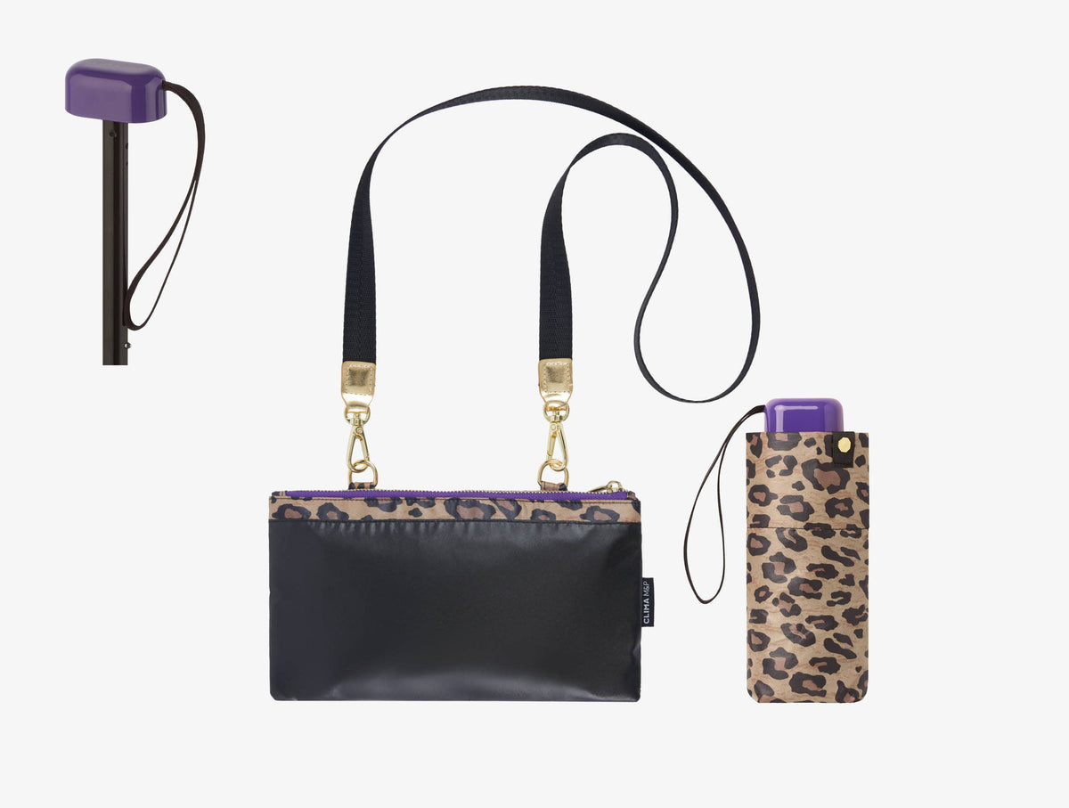 Mini parapluie avec pochette - Violet