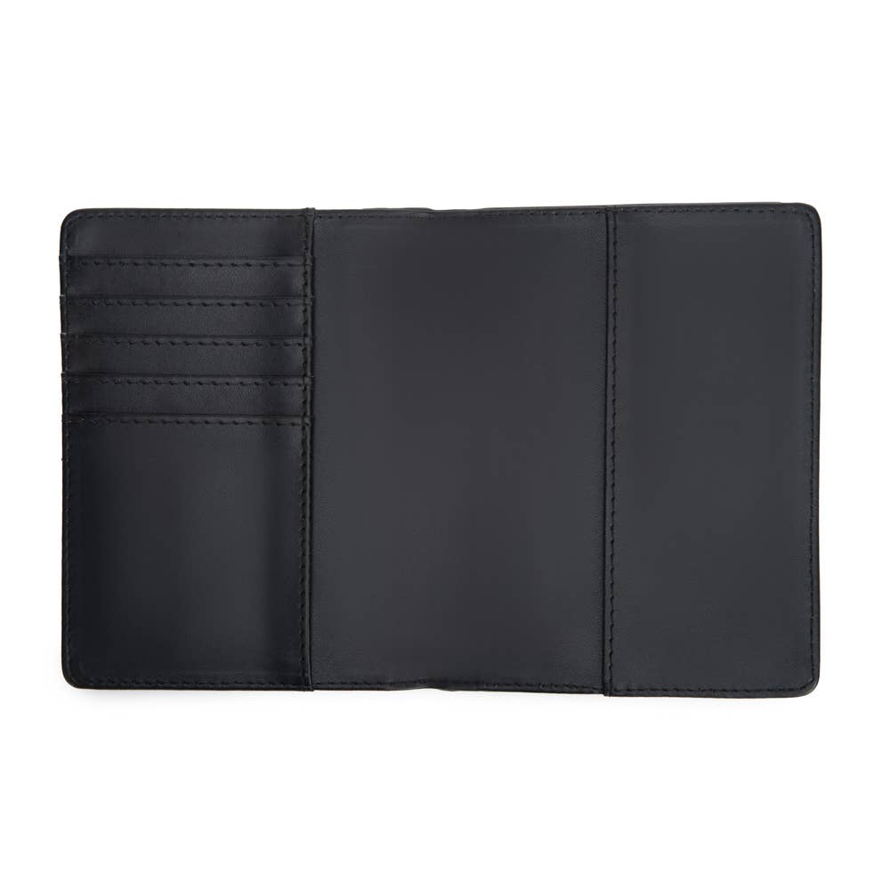 Porte-passeport - Cuir végétalien tissé