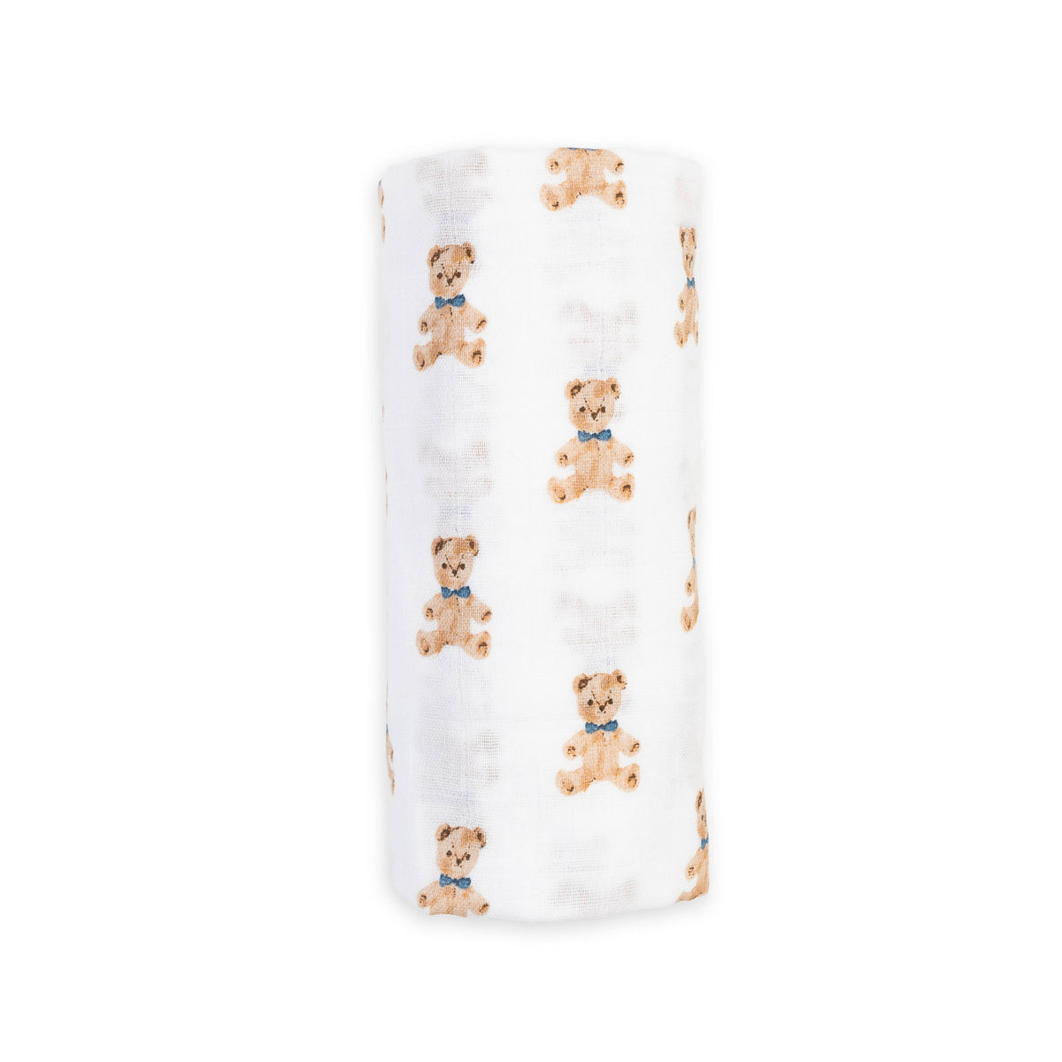 Muslin Cotton Swaddle Blanket - Vintage Bears