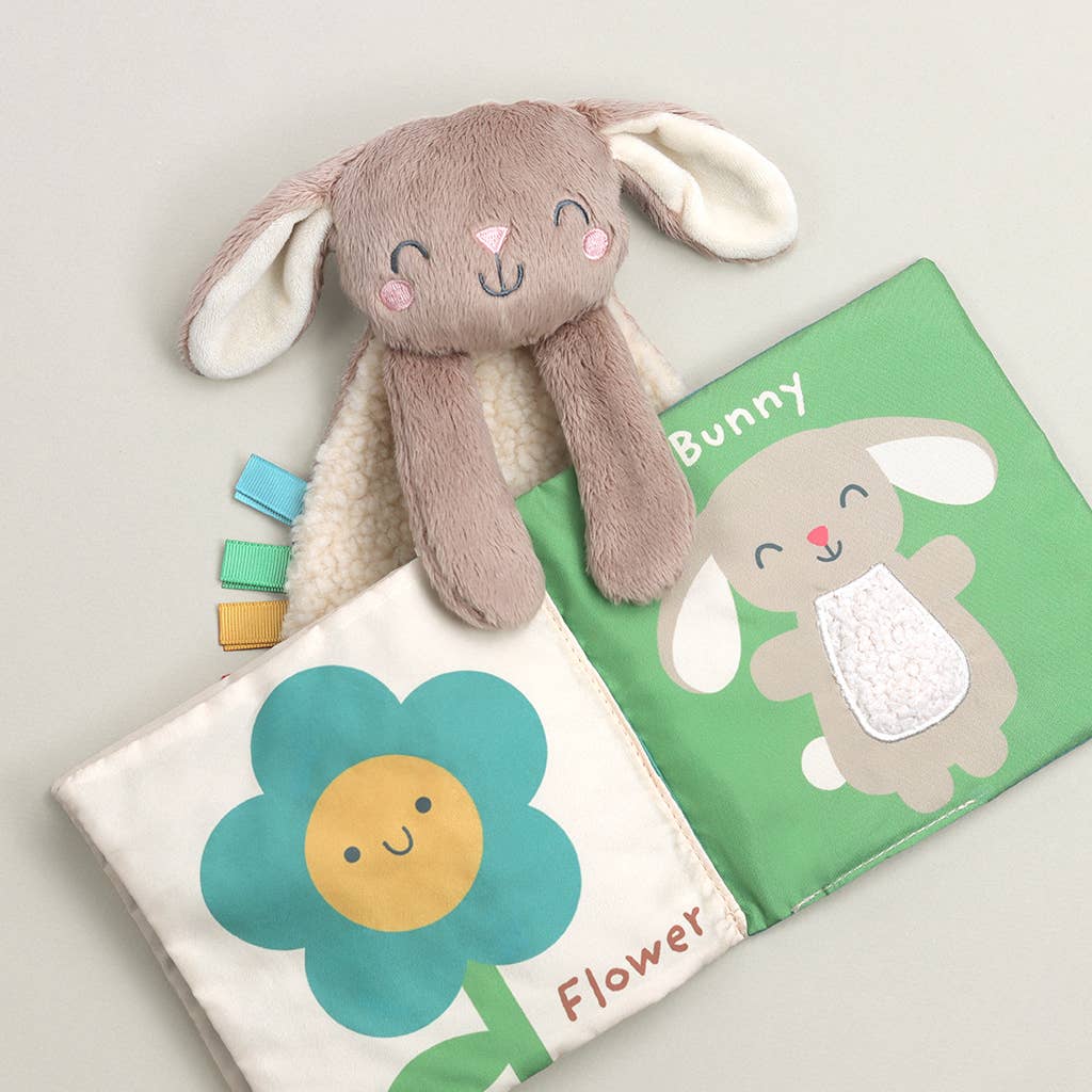 Learn & Snuggle Gift Set - bunny and strawberry