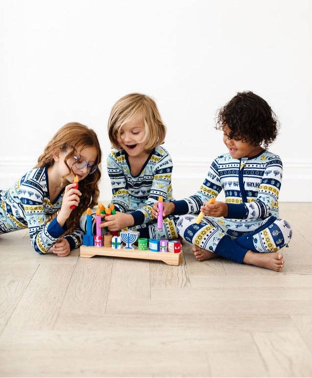 Pyjama deux pièces en viscose de bambou pour Hanoukka