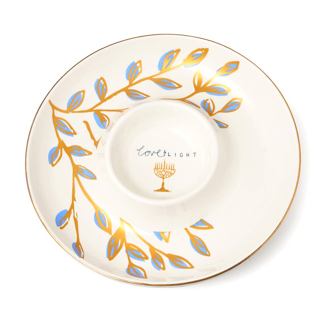 Hanukkah Menorah Chip and Dip
