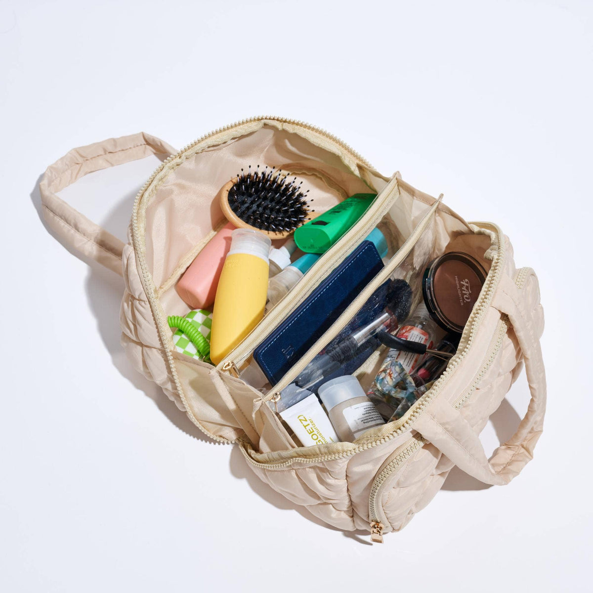 Trousse de toilette et de maquillage de voyage Pack Pretty, Stay Ready - crème