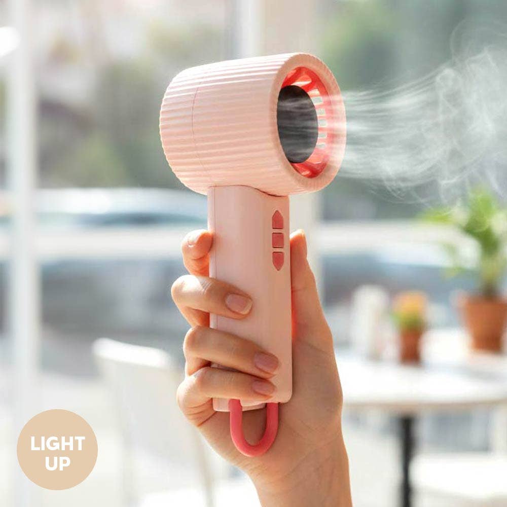 Mini ventilateur portable réglable : Rose