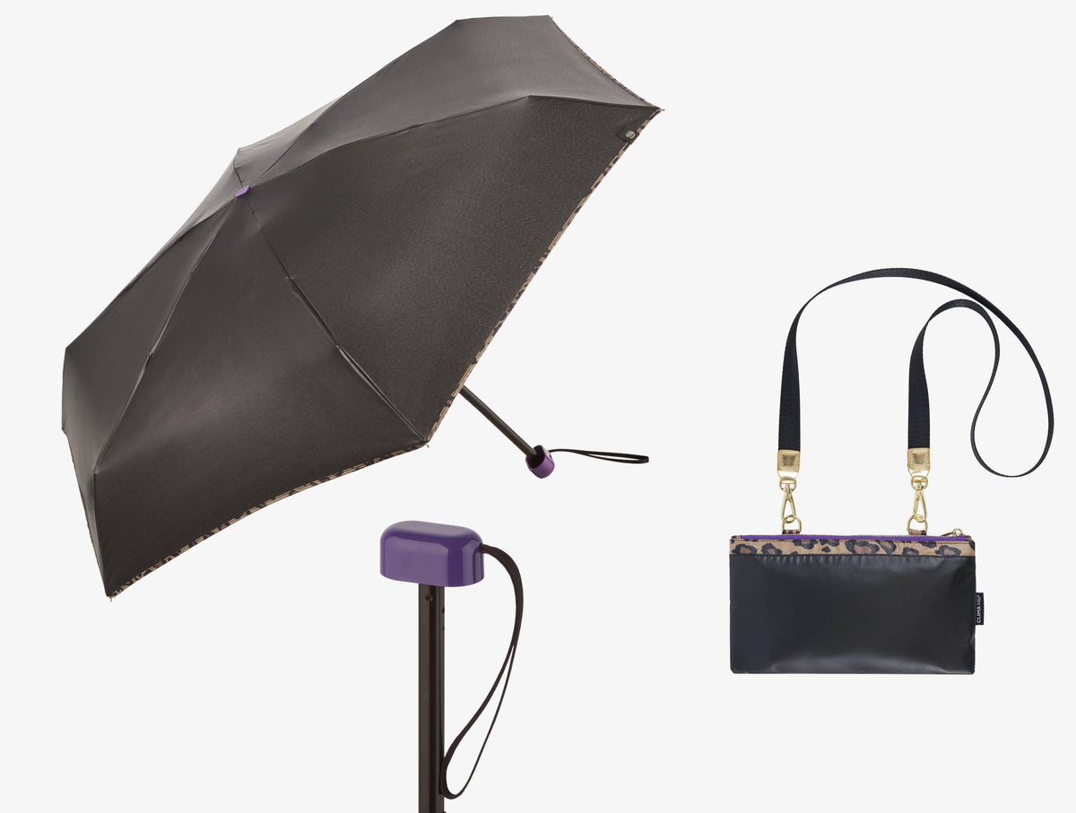 Mini parapluie avec pochette - Violet