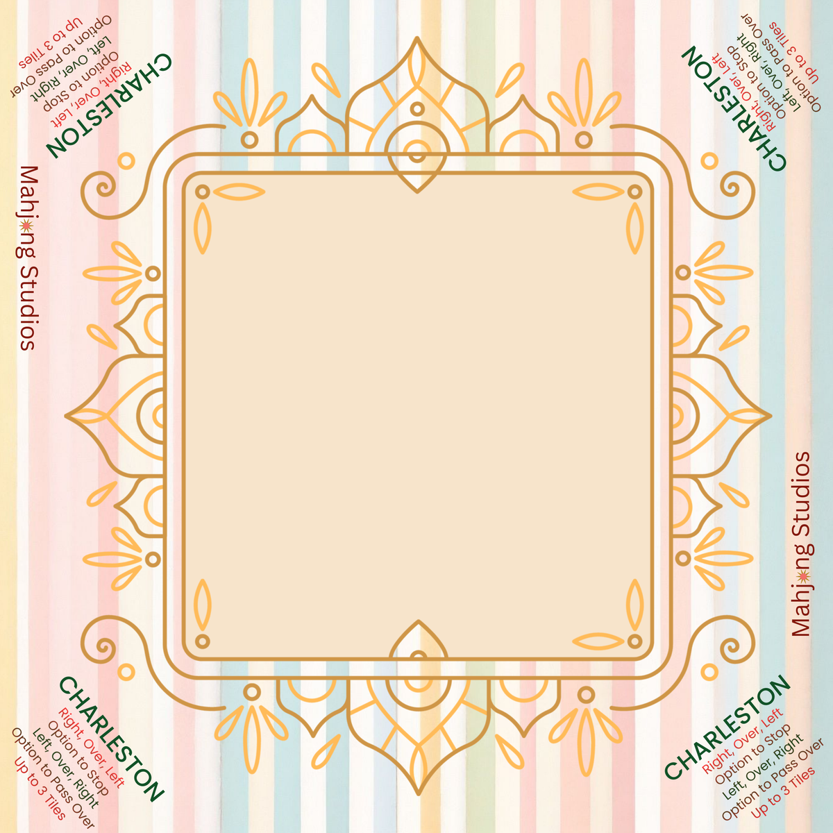 Tapis de Mahjong Pastel