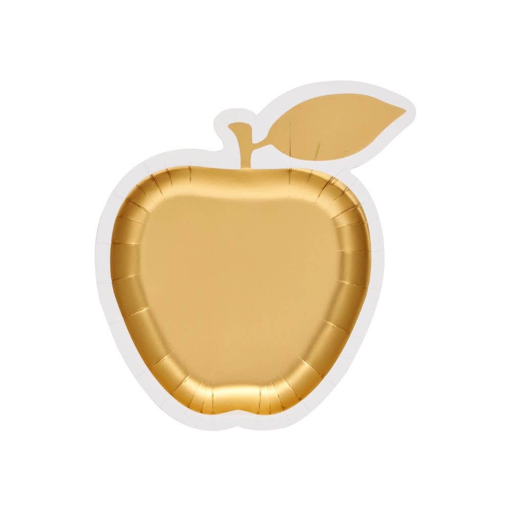 Golden Apple paper Salad/ dessert Plates