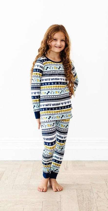 Hanukkah Two Piece Bamboo Viscose Pajamas