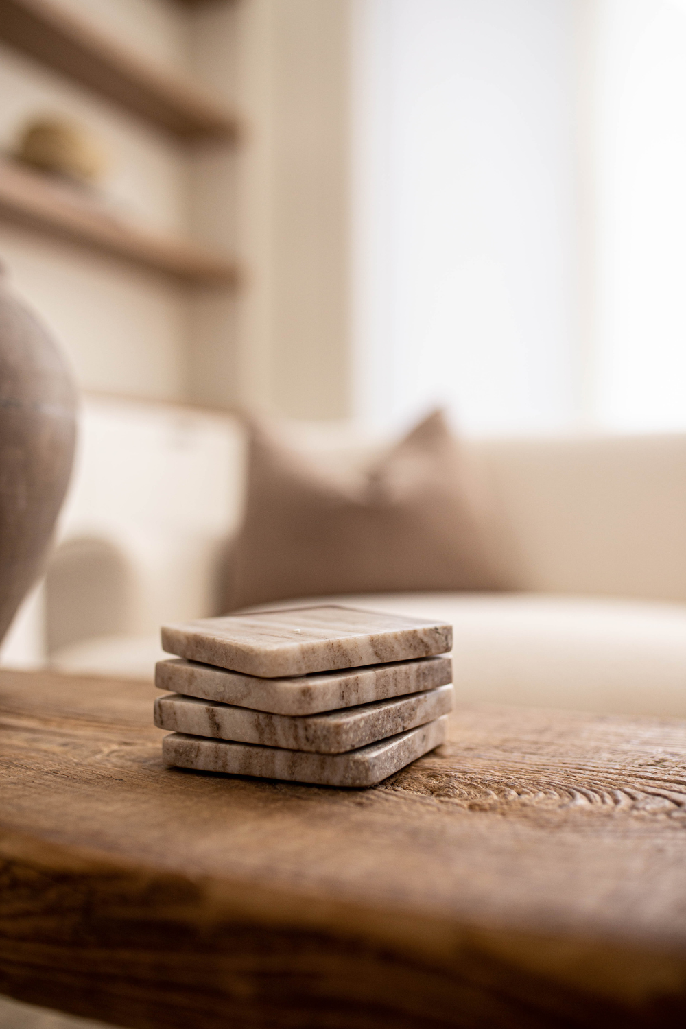 Marble Coasters - set of 4