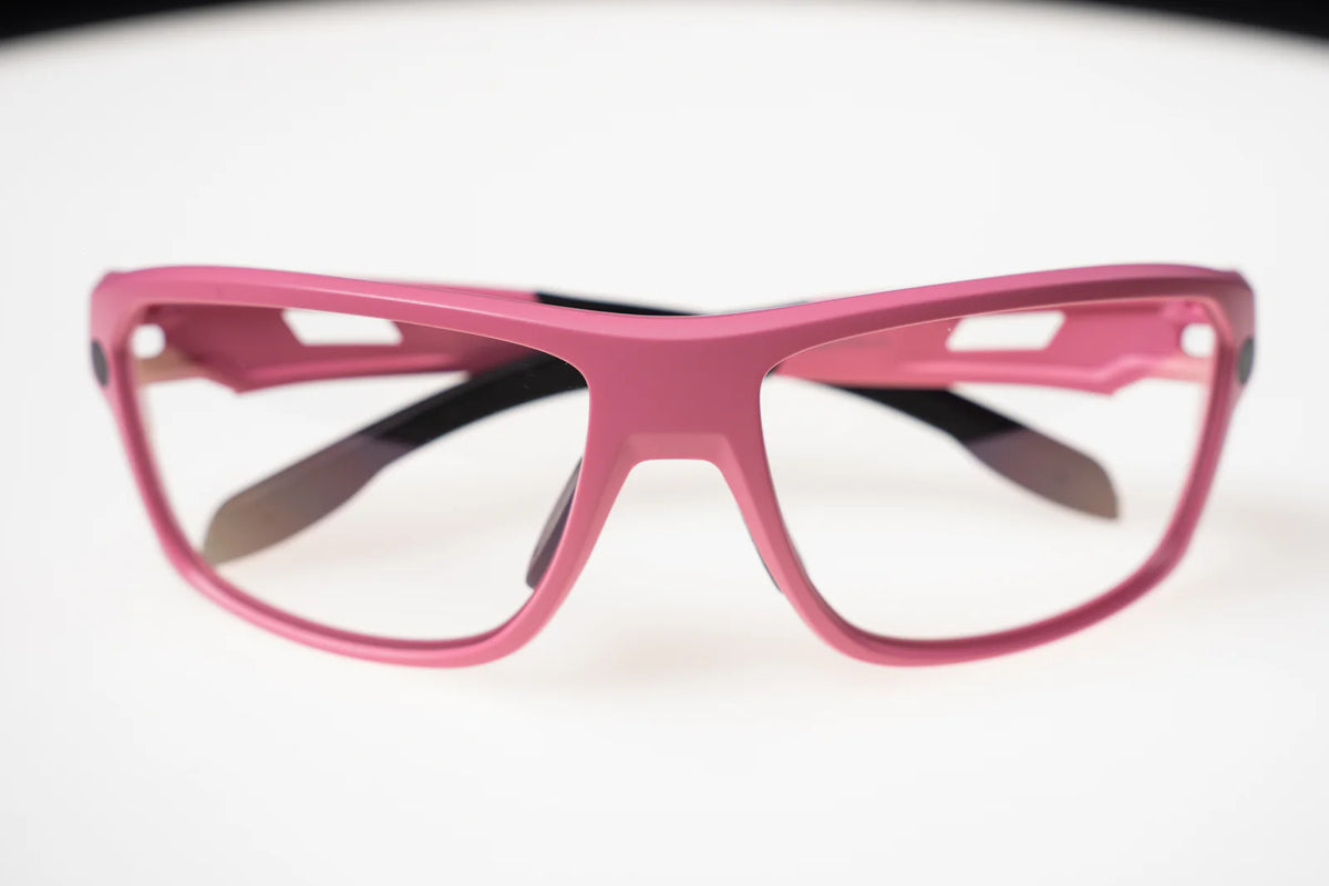 Lunettes de pickleball Knockout Optics : roses