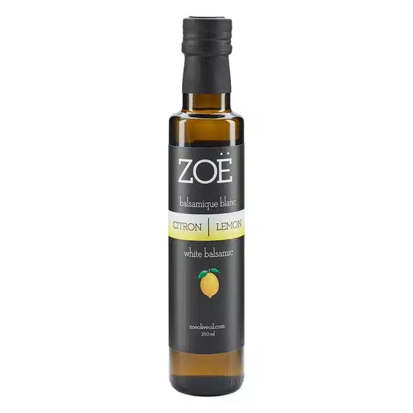 Zoë Lemon Infused White Balsamic Vinegar 250ml