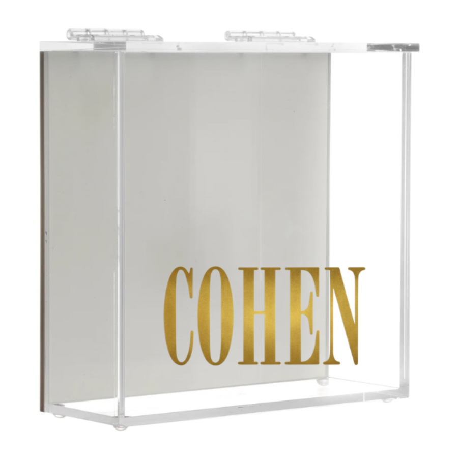 Personalized Acrylic Matzah Box
