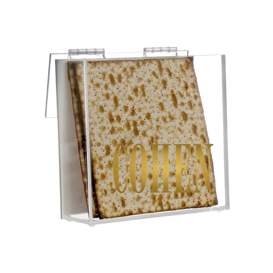 Personalized Acrylic Matzah Box