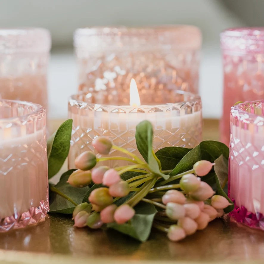 Rose Vanilla Shimmer Candle 15oz