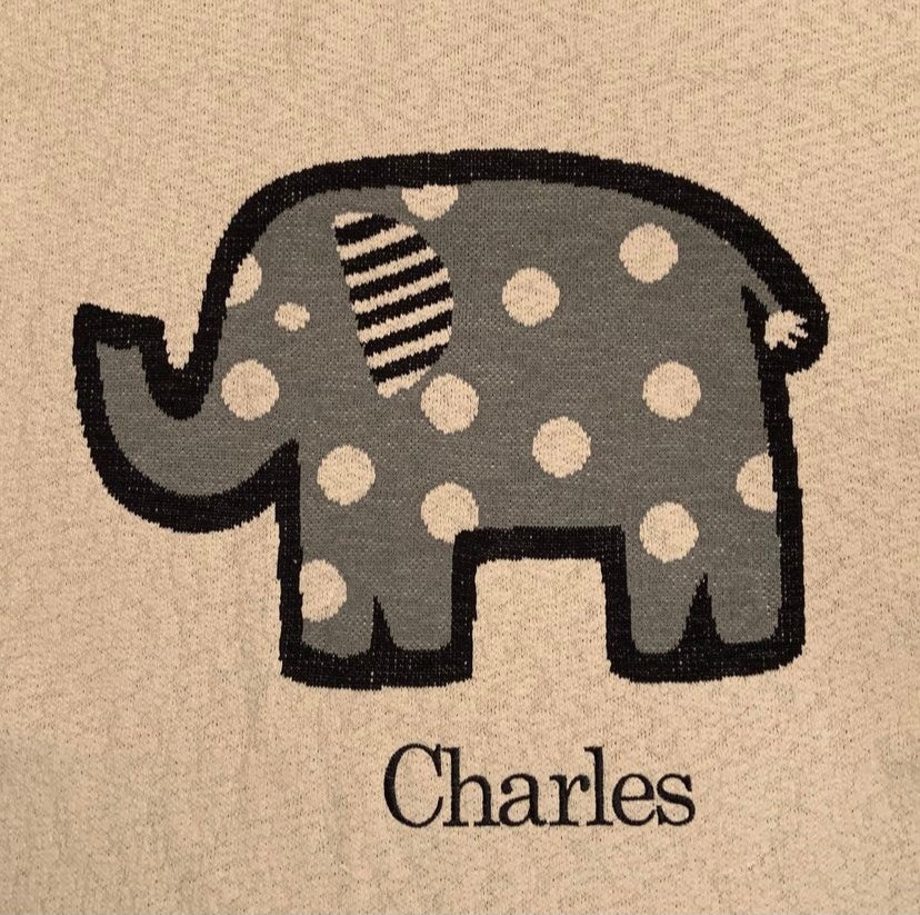 Couverture Personnalisée - Éléphant