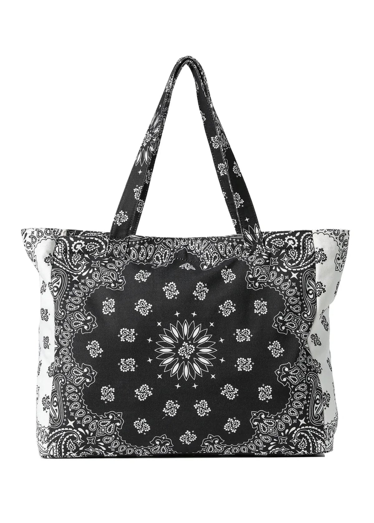 Grand CABAS BANDANA - NOIR/BLANC