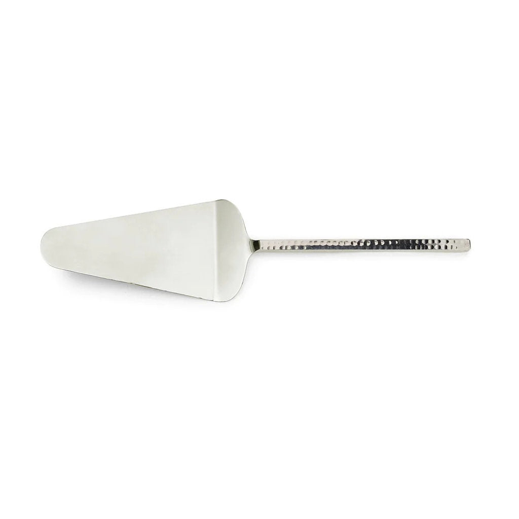 Cake Server with Hammer Finish Handle