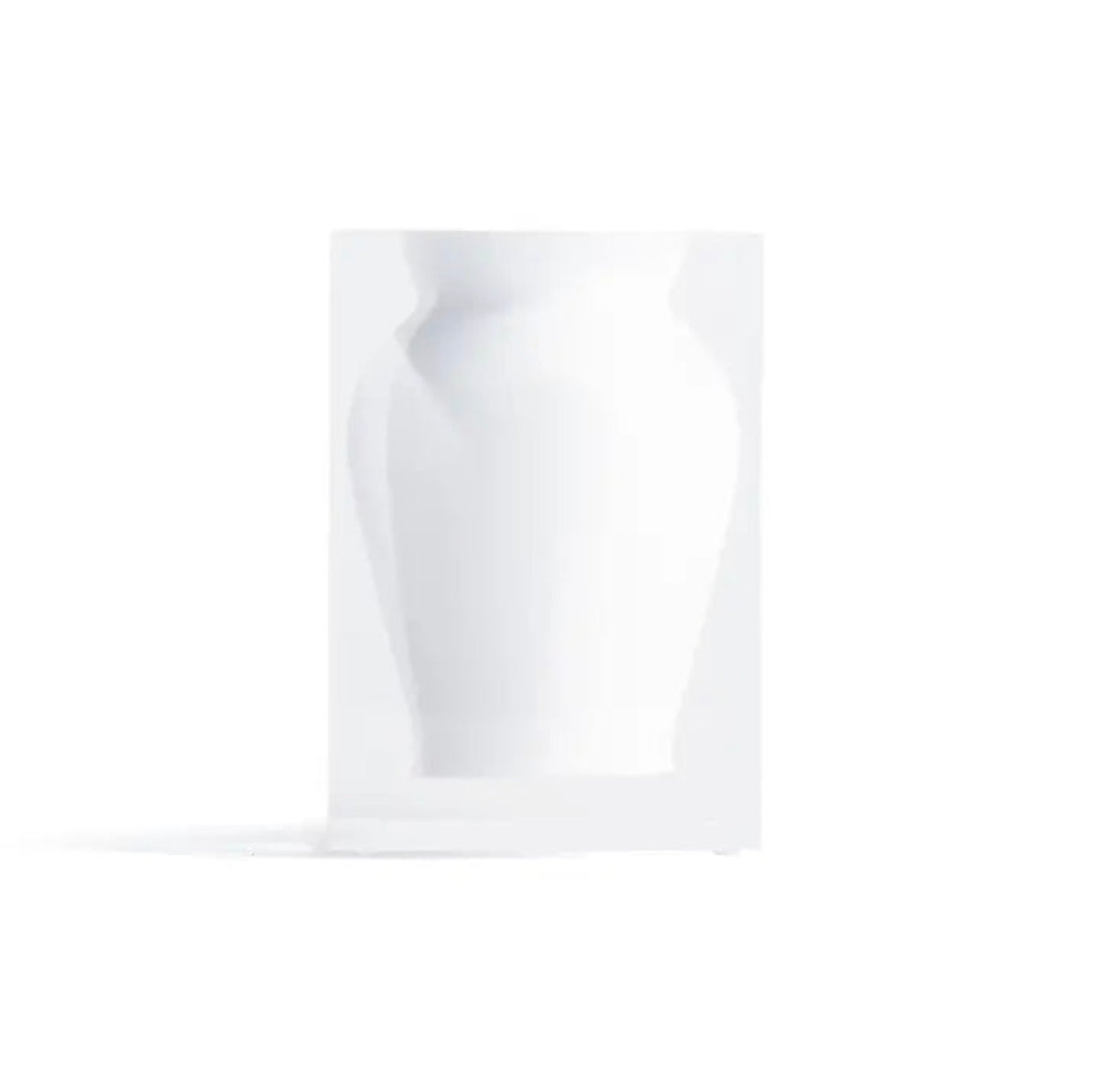 Resin Bud Vase – Wide Mouth: White