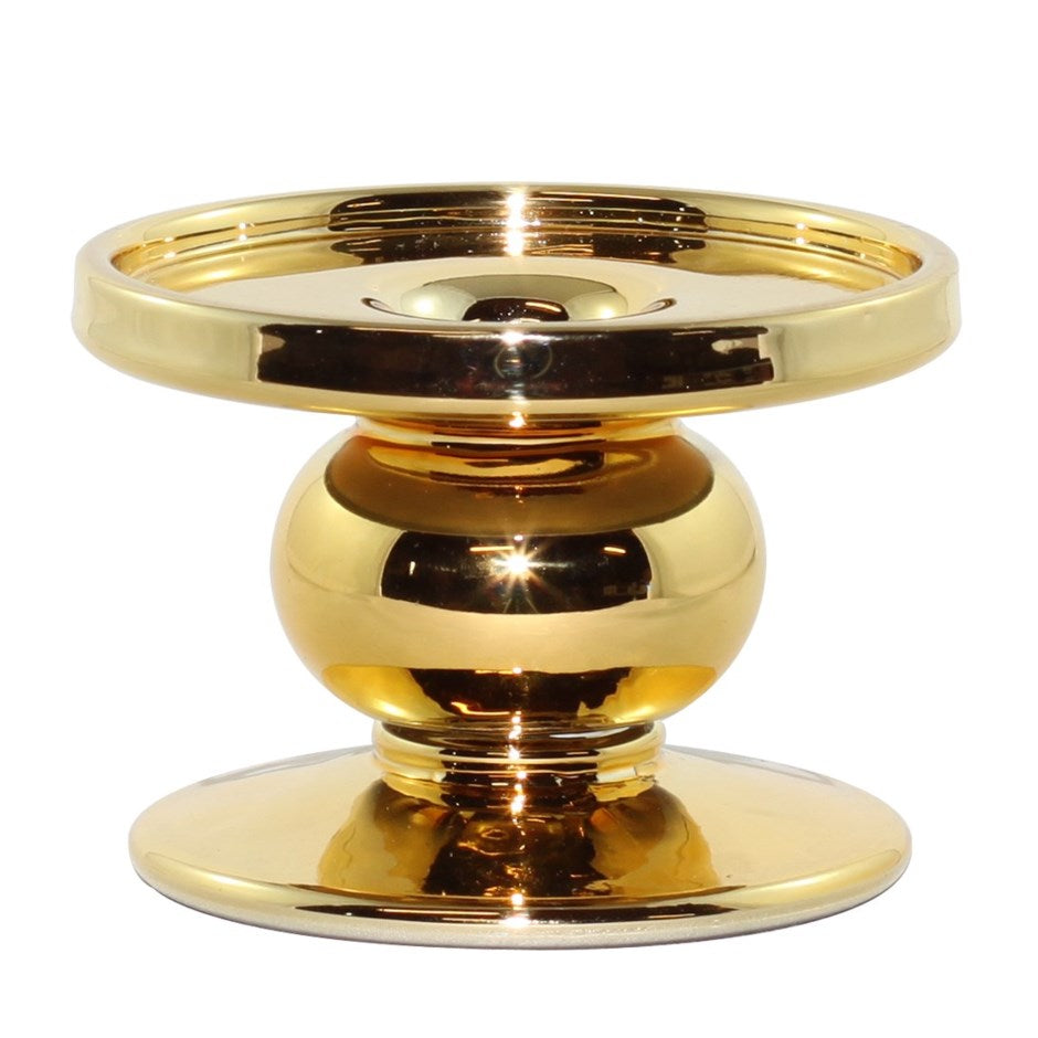 Estelle Pillar Holder - small - gold