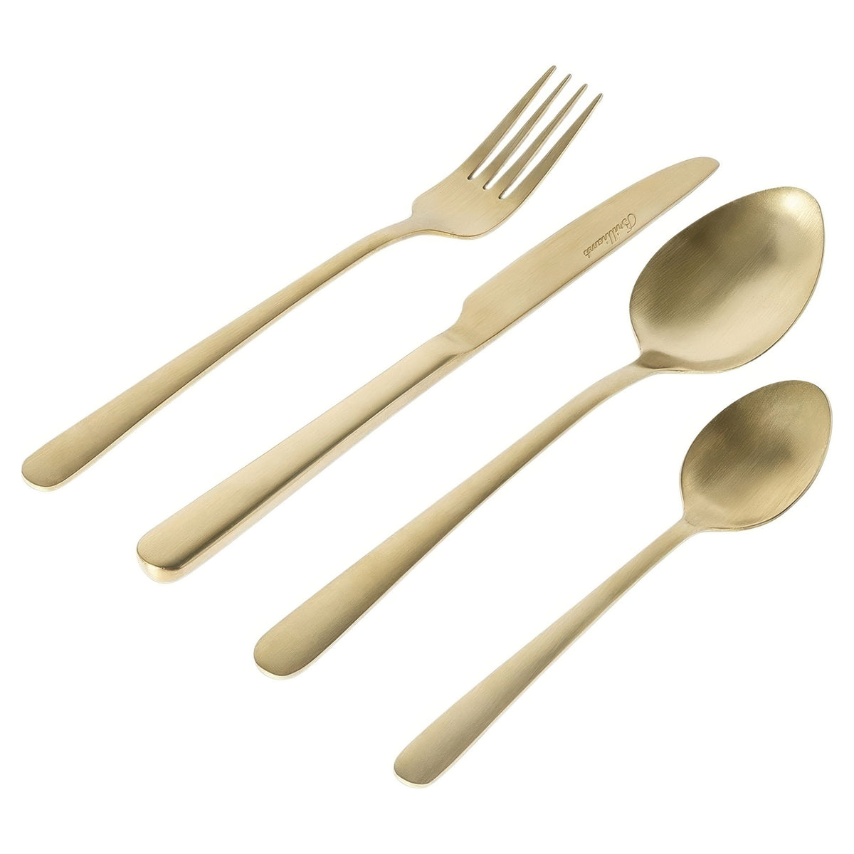 Oslo champagne Stainless Steel 16 Piece Flatware Set
