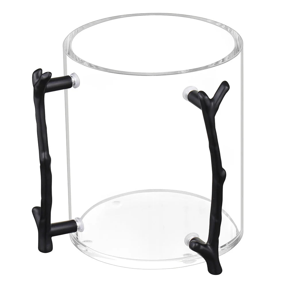 Coupe de lavage en Lucite à poignée branche noire