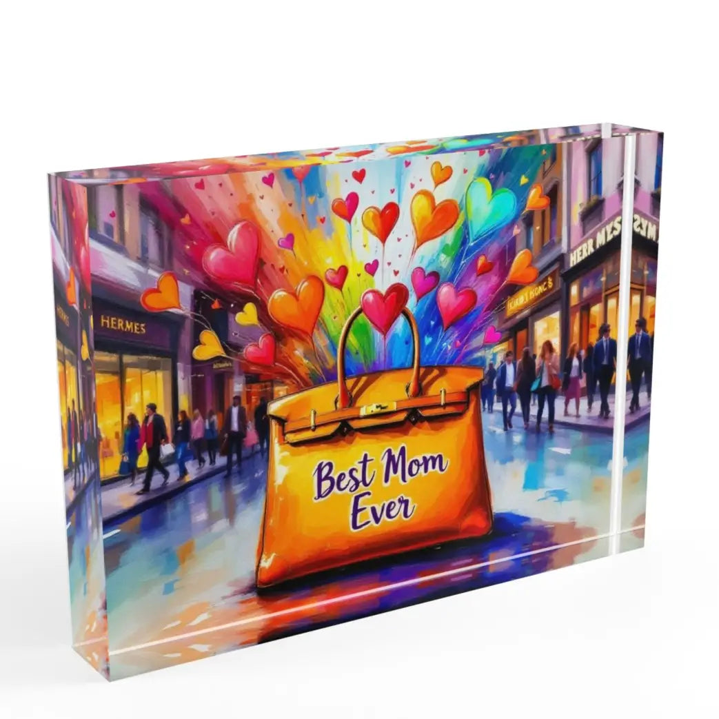 Best Mom Ever Block Decor