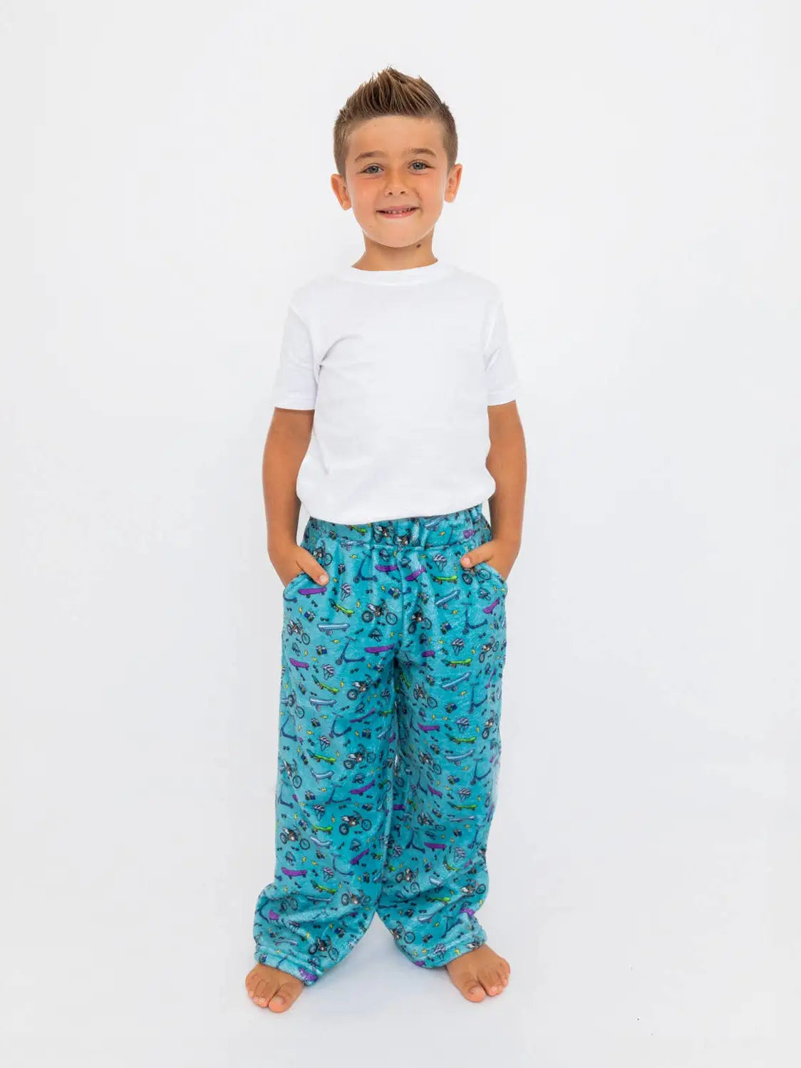 Pantalon en peluche pour vélo et skate