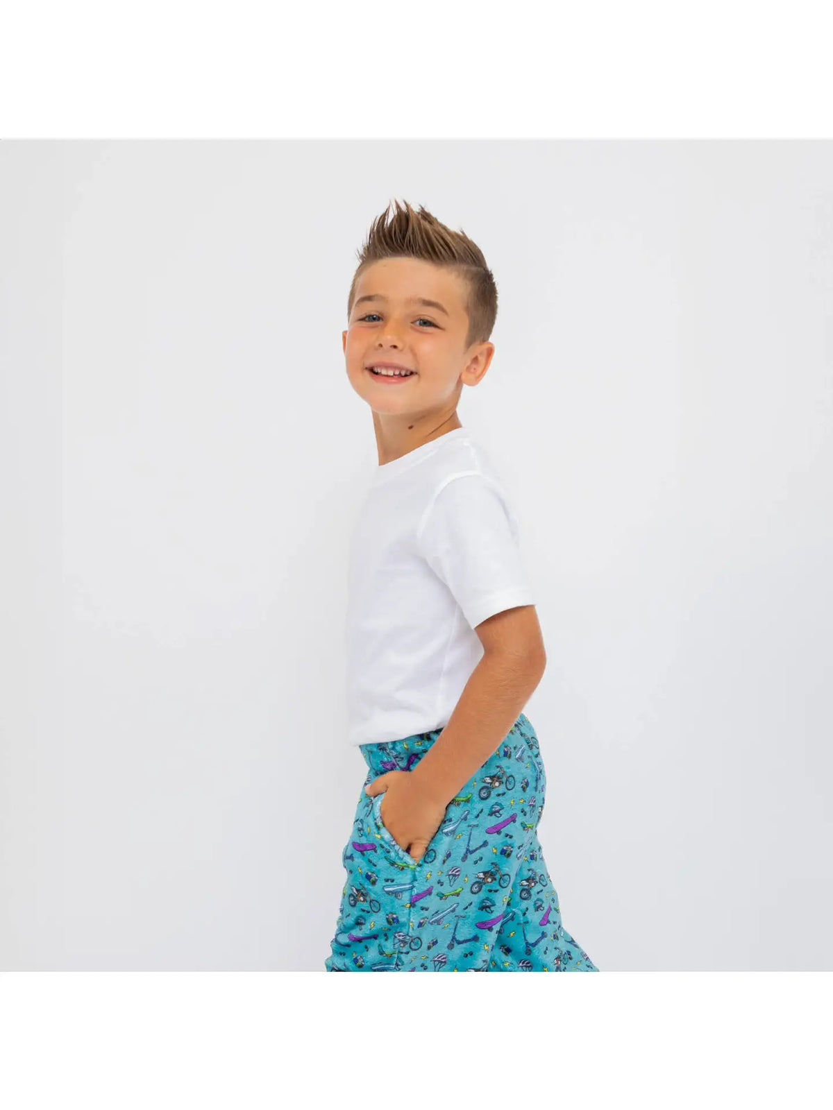 Pantalon en peluche pour vélo et skate