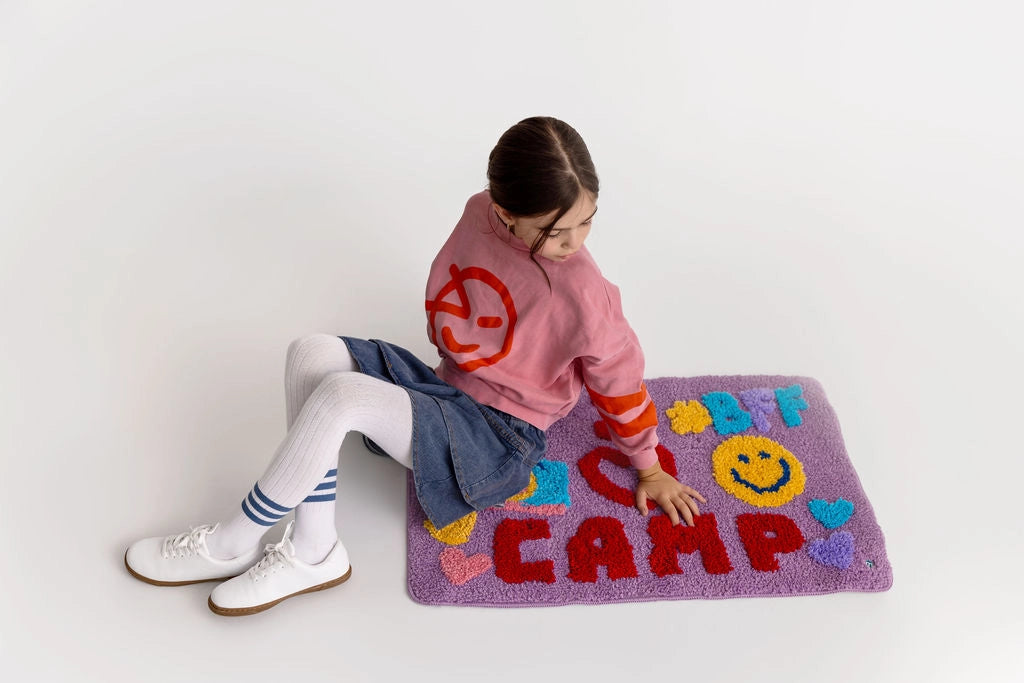 Emoji camp mat